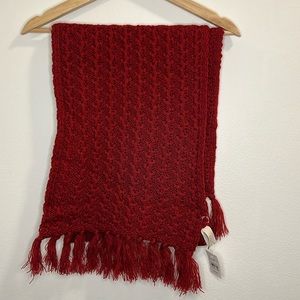 Ann Taylor Loft Red Scarf NWT